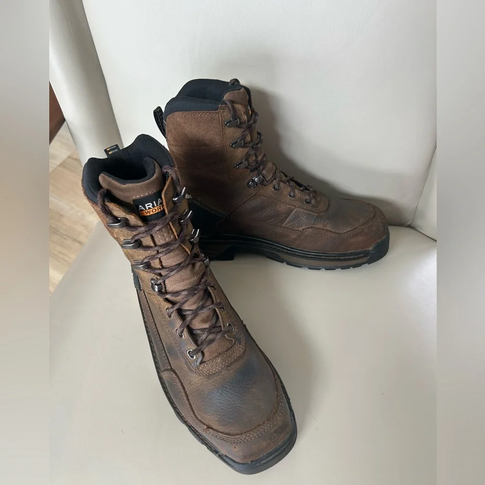 ARIAT INTREPID 8” WATERPROOF COMPOSITE TOE BOOT(10020079)Size 7 WIDE - Picture 7 of 10